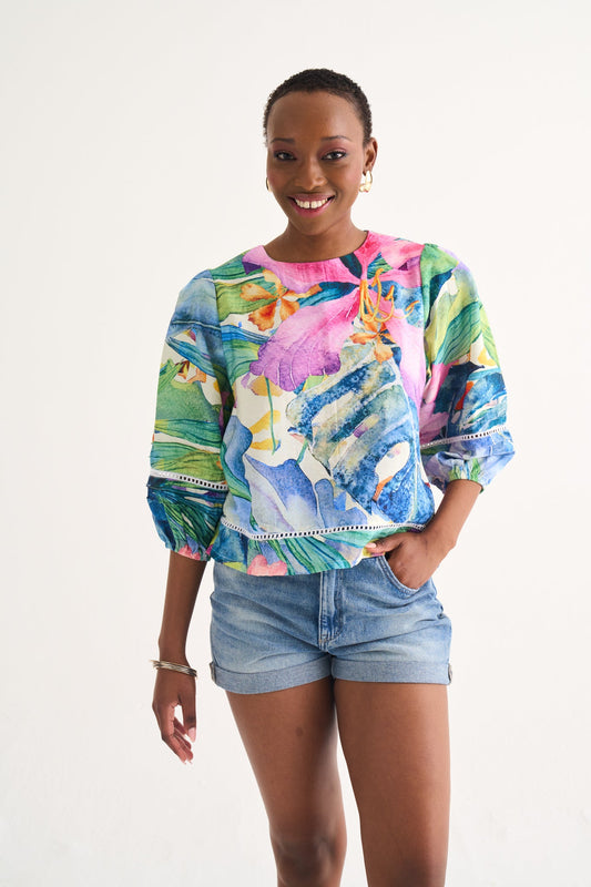 Nita Tropical Top