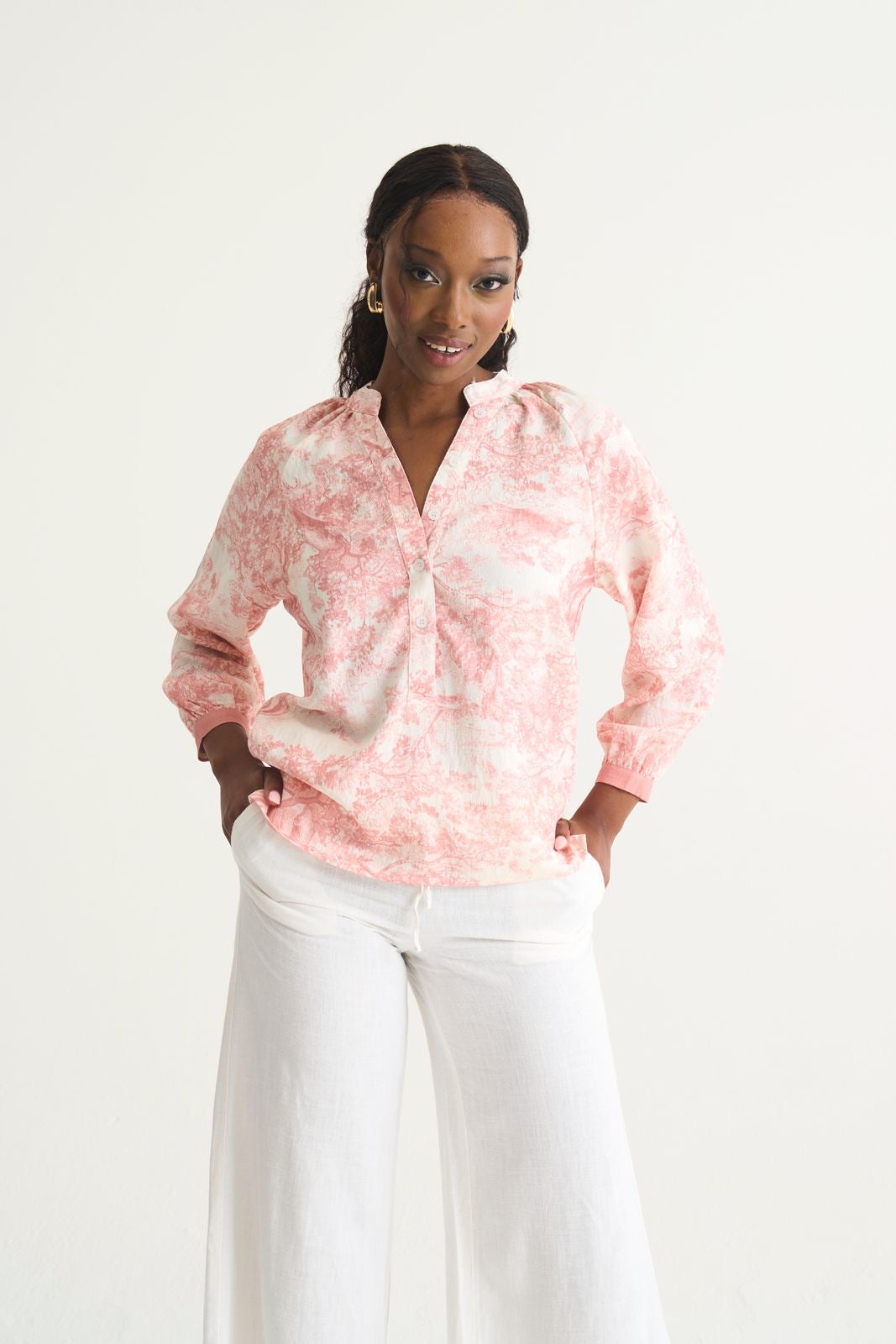 Tunic Top - Soft Pink