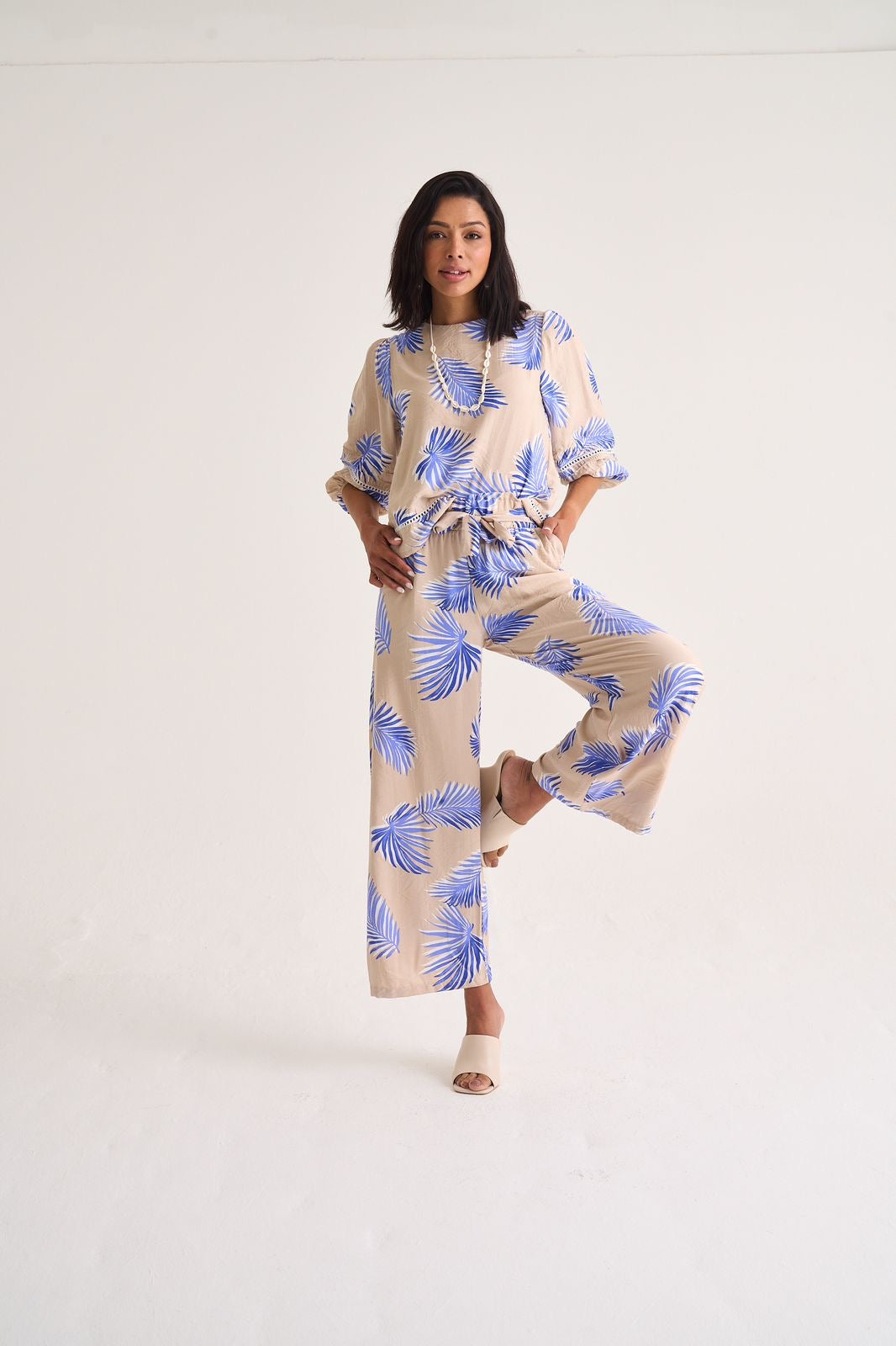 Palm Printed Giant Pants