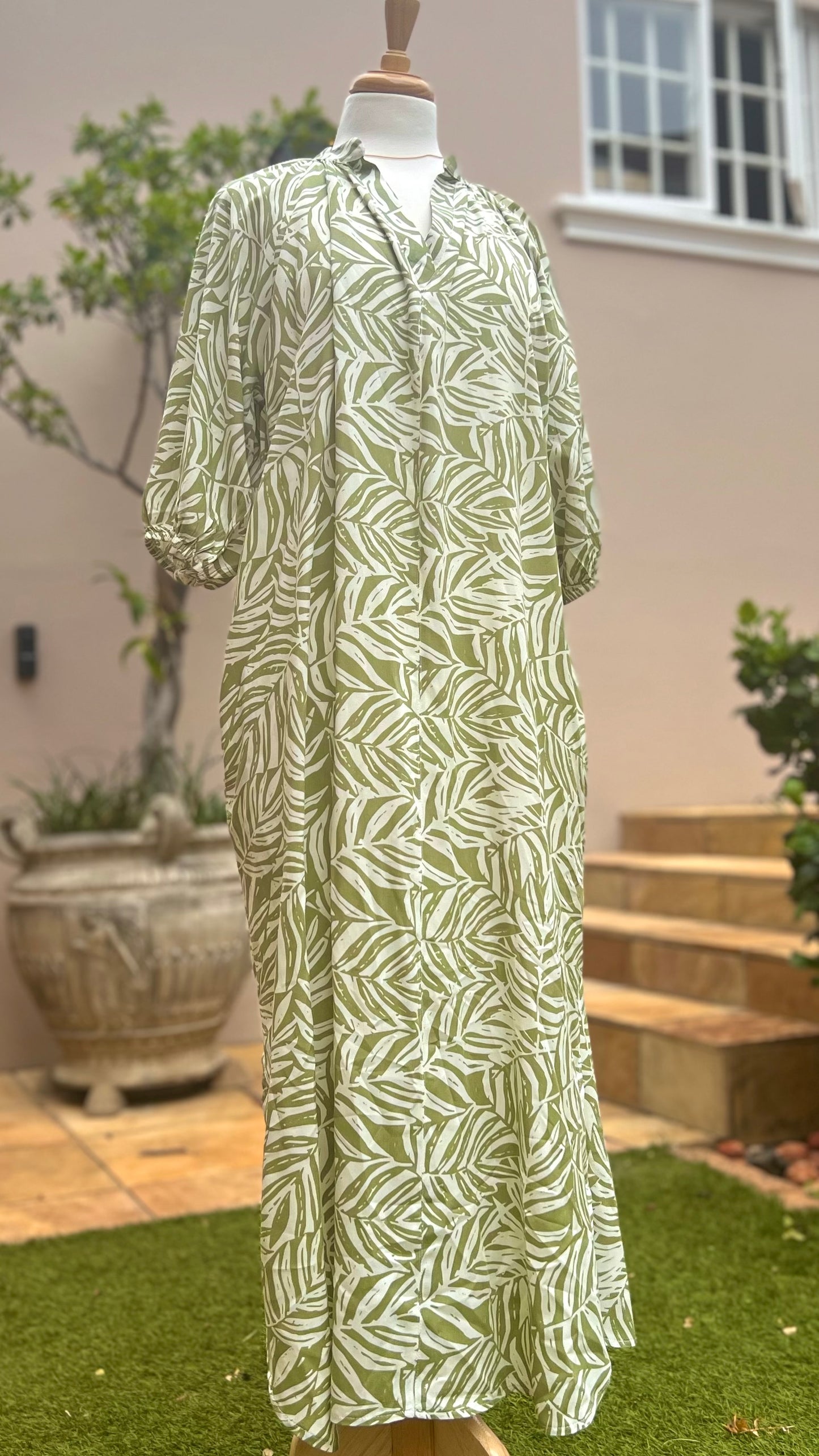 Green Floral Easy Wear Tunic