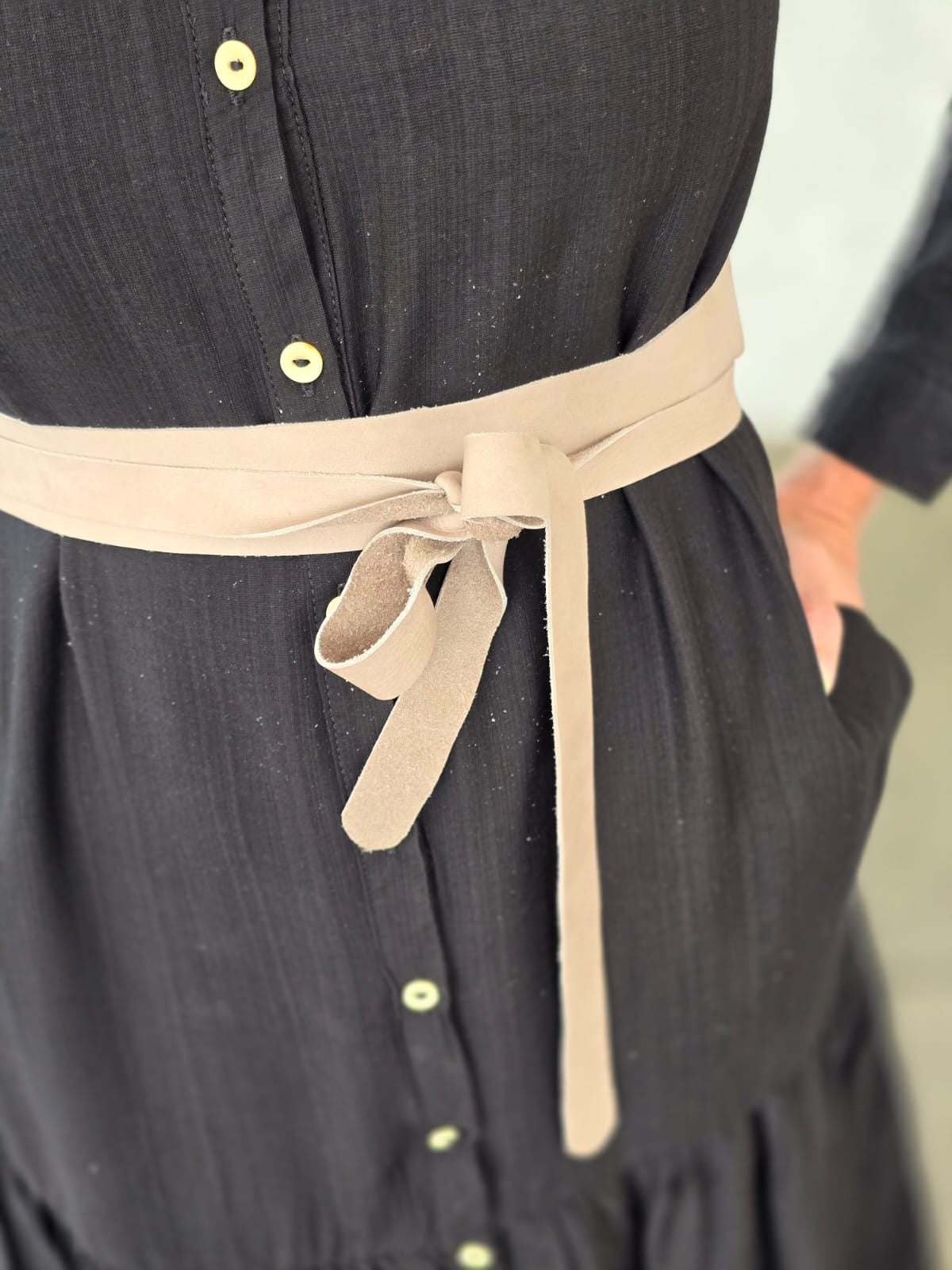 Tanna Wrap Belt Beige