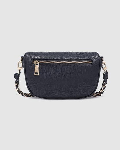 Halsey Sling Bag in Navy - Louenhide