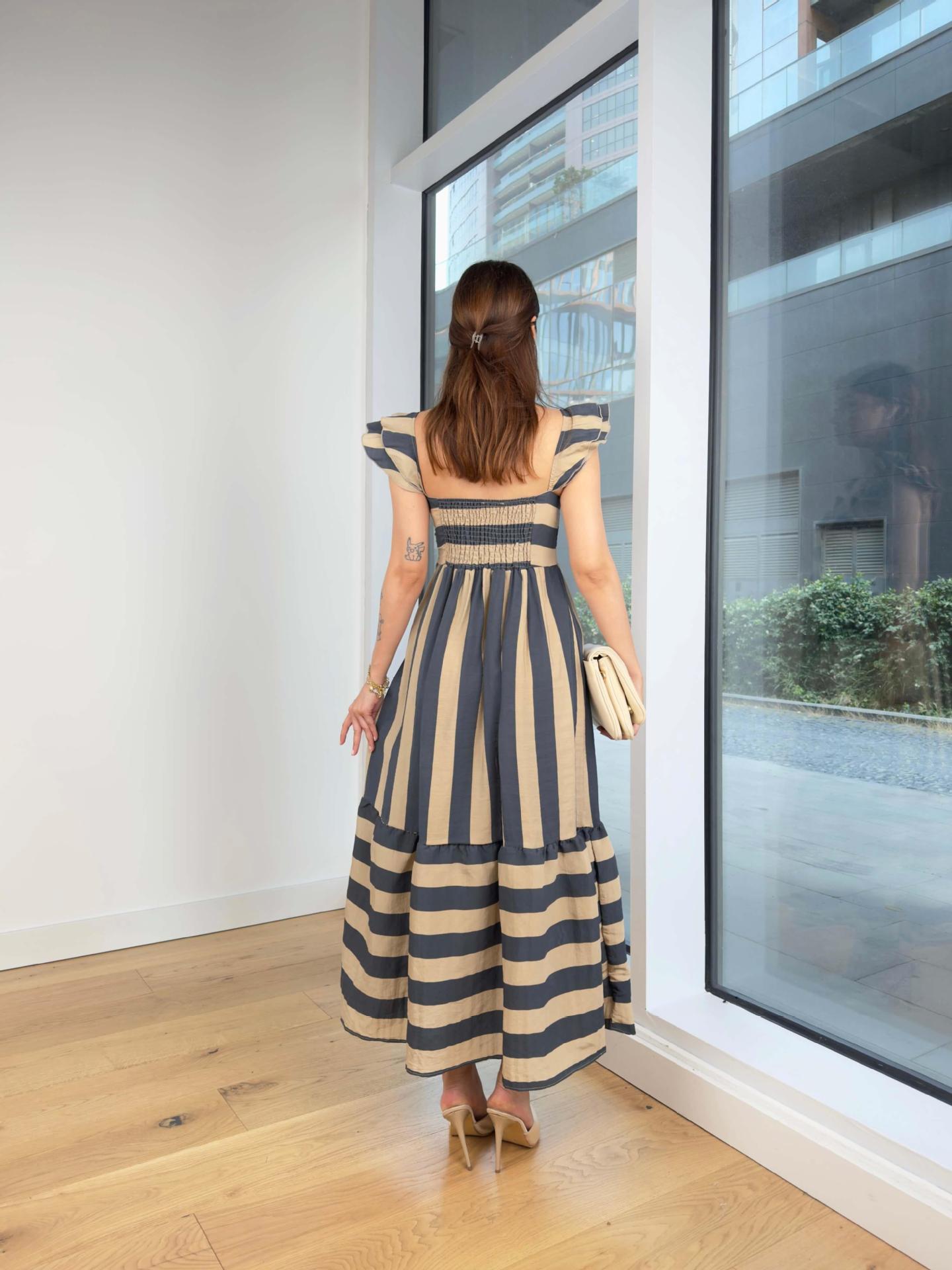 Jolie Striped Maxi Dress